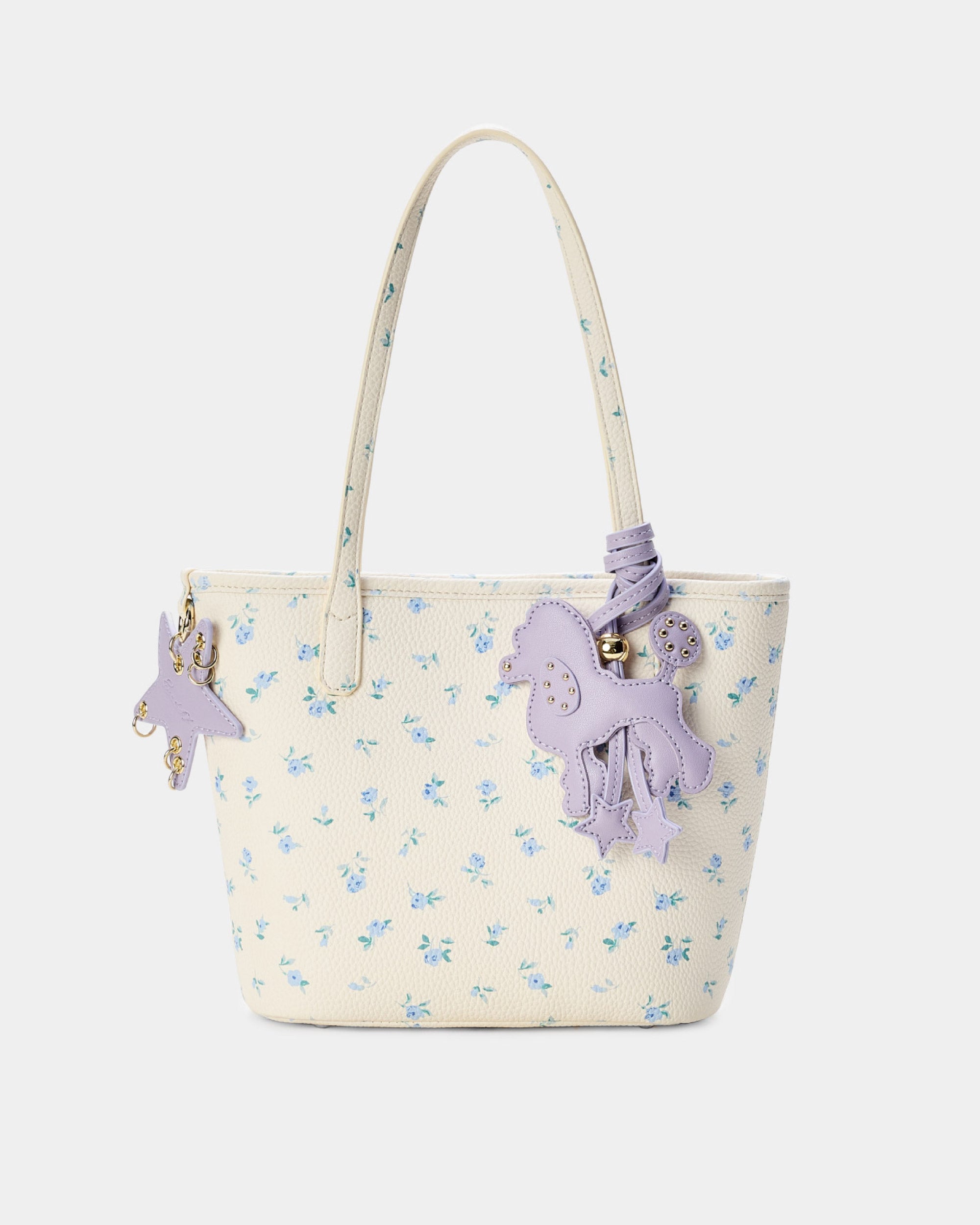 ecoday 花柄　バッグ ECODAY 花柄ショルダーバッグ 星型装飾付き - メルカリ