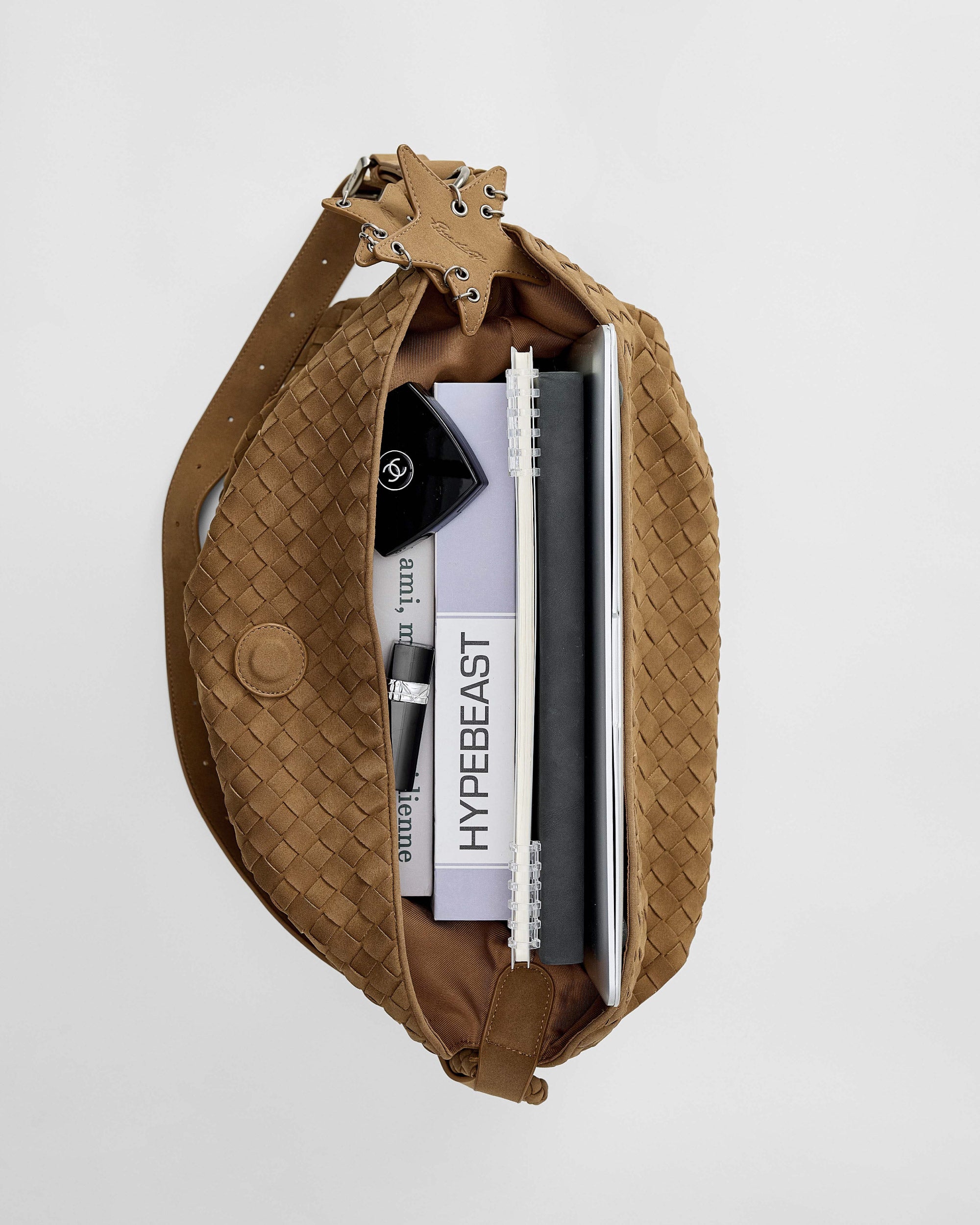 Suede Woven Tote Bag – ECODAY