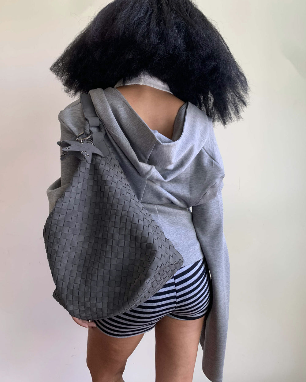 Suede Woven Tote Bag – ECODAY