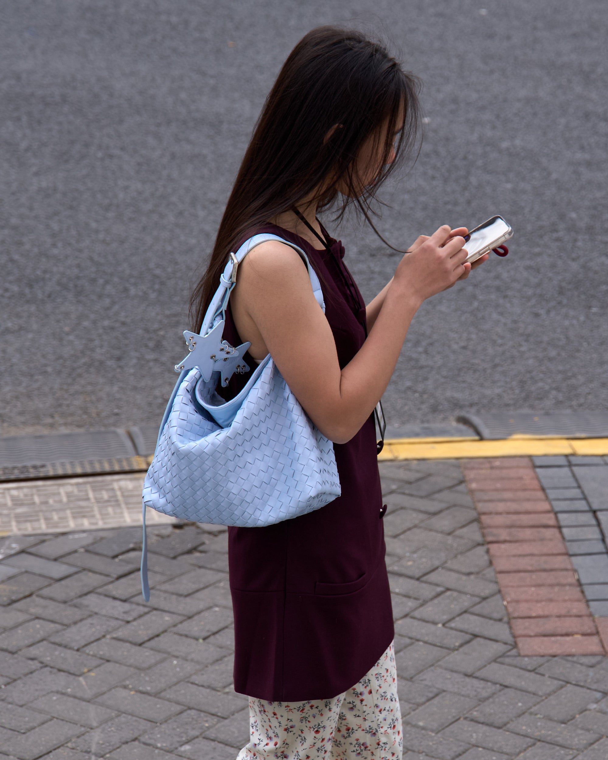 Glossy Woven Tote Bag – ECODAY
