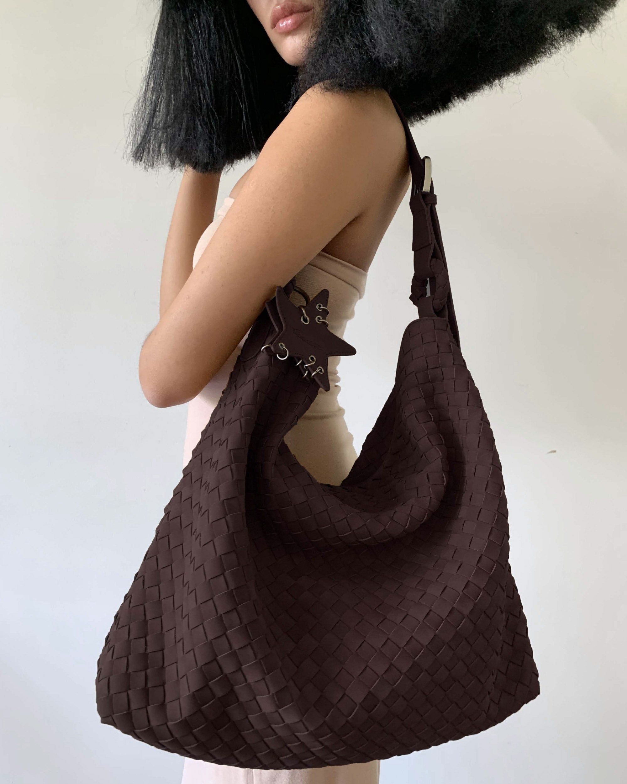 Suede Woven Tote Bag – ECODAY