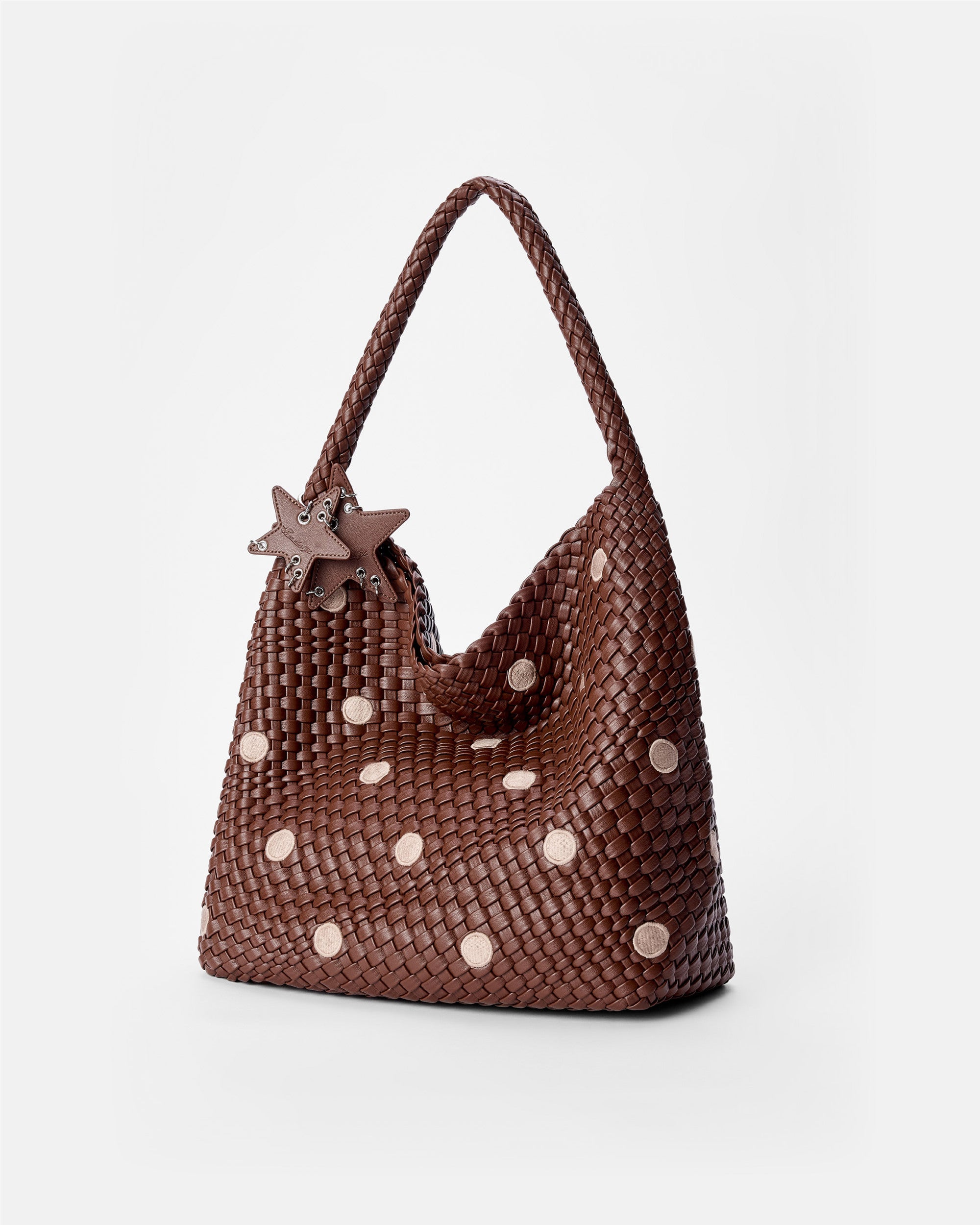 Polka Dot Woven Tote Bag – ECODAY