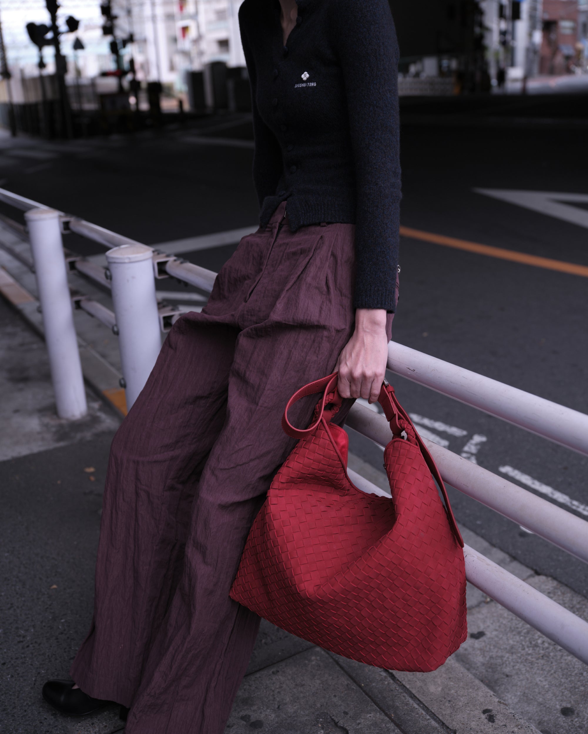 Suede Woven Tote Bag – ECODAY