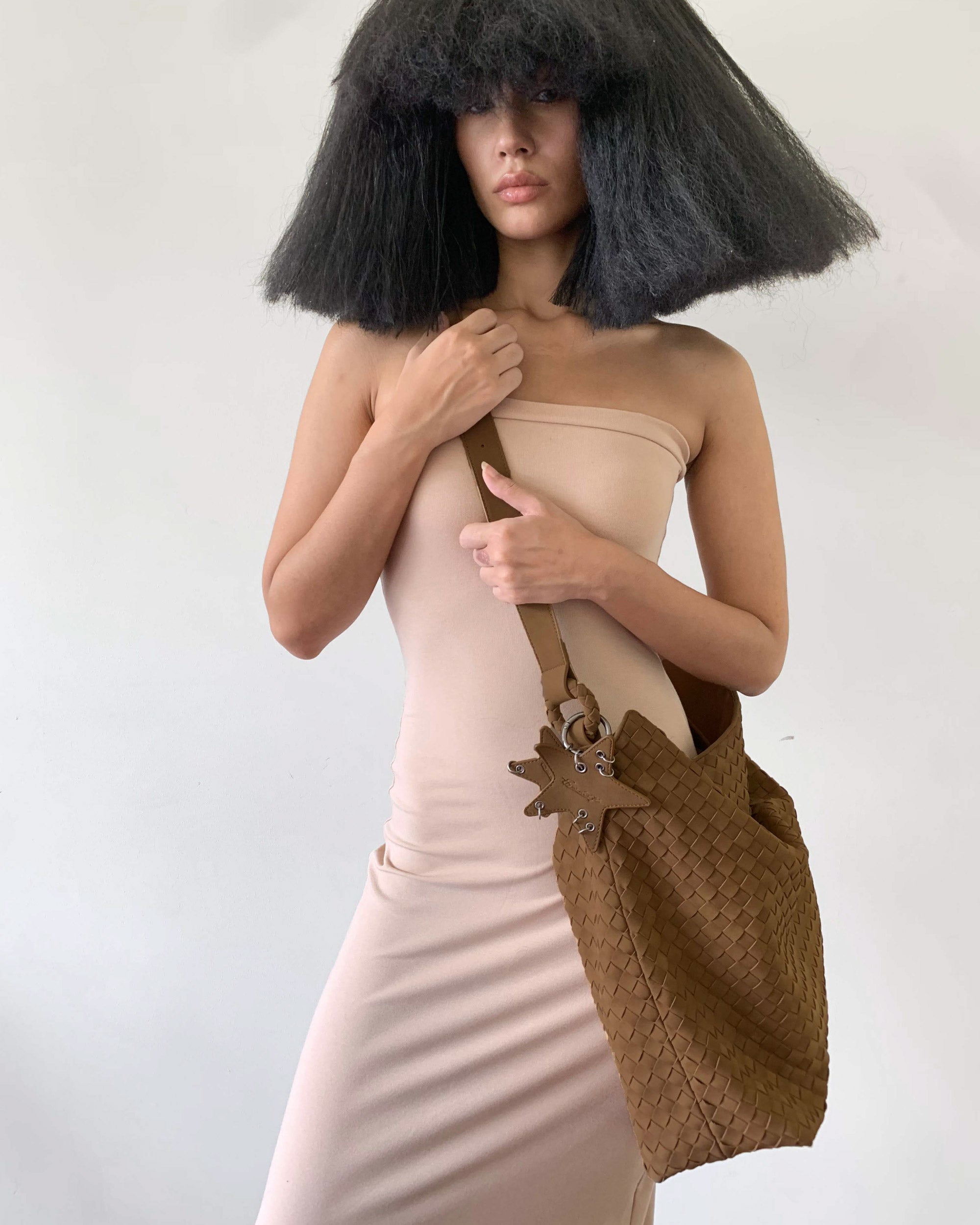 Suede Woven Tote Bag – ECODAY