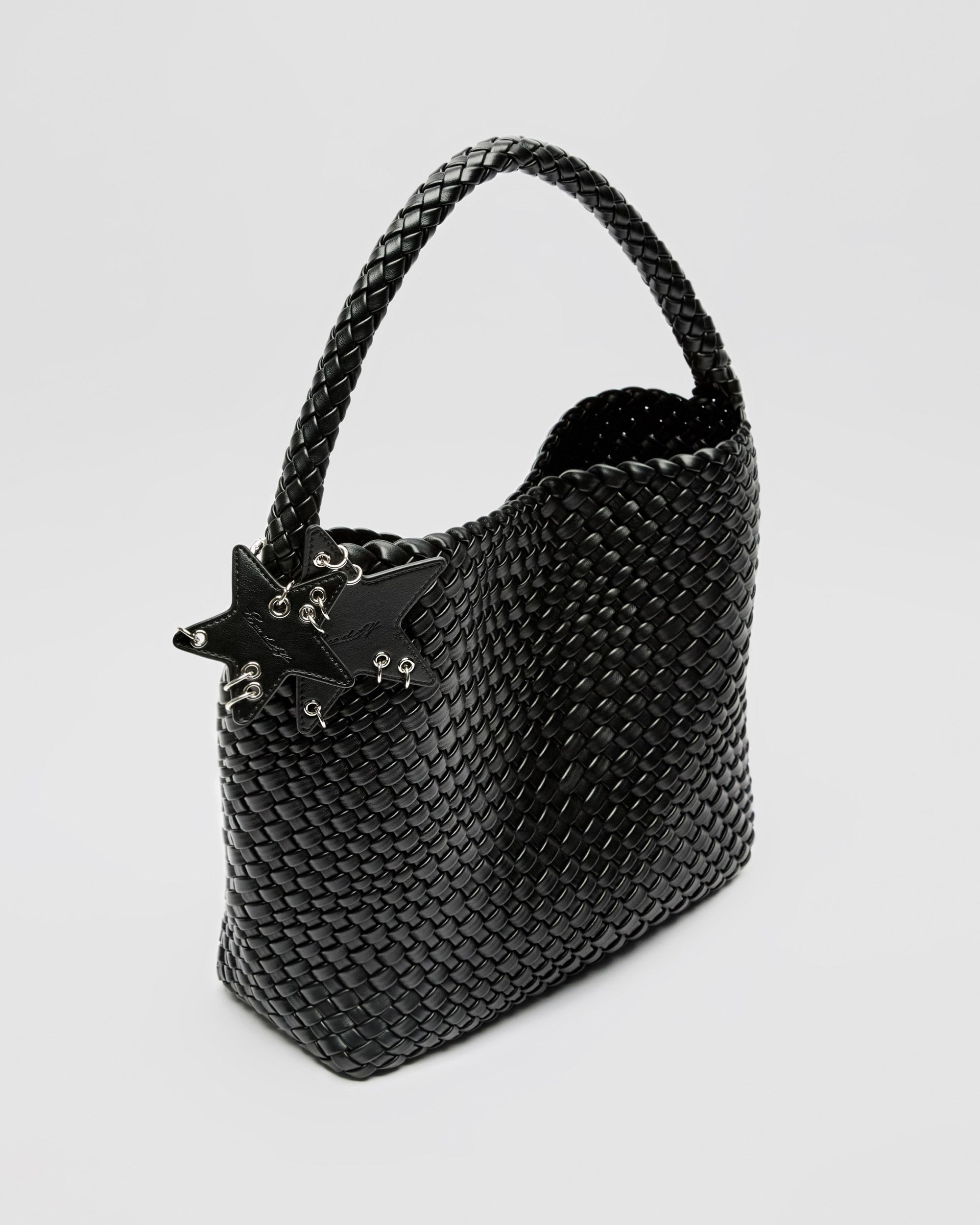 ECoDAY Medium Woven Bag ブラック Medium Woven Bag – ECODAY