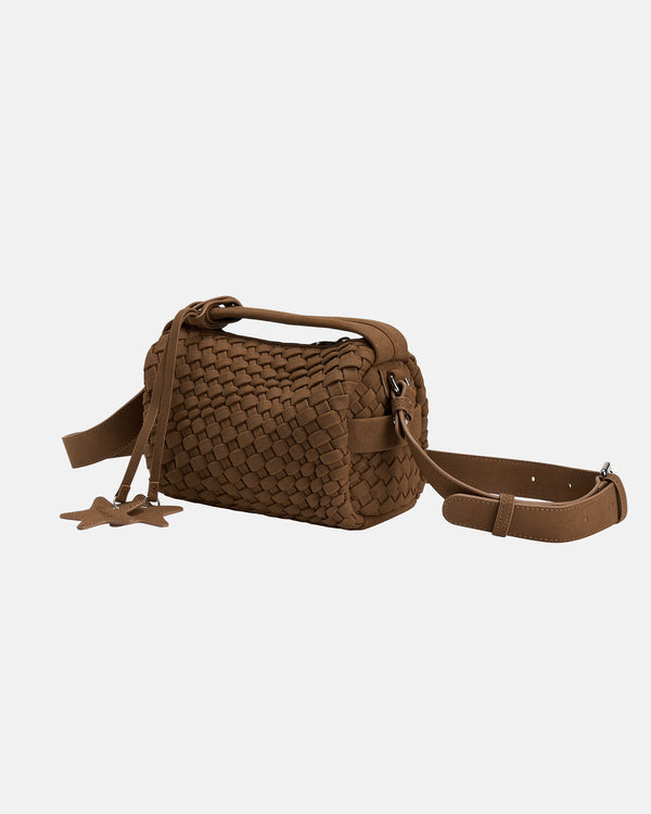 Woven Boston Bag